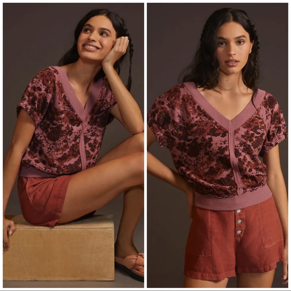 Anthropologie Pilcro XL Jersey knit top EUC